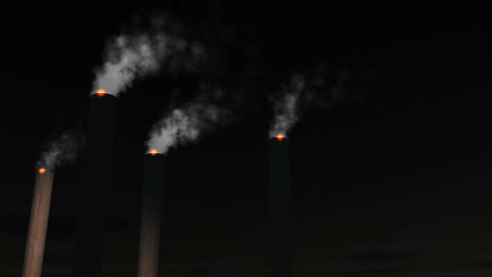 산업 공장 굴뚝 사람없음 컴퓨터 글로벌 3D 쌓기 환경 오염 연기 수증기 애니메이션 배기가스 생태학 석탄 스모그 이산화탄소 화학물질 탄소 4K HD MOV 해외동영상 클립영상 교육 공업 모션 전자제품 화학 디지털합성 동영상 파일형식