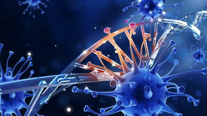 디자인 과학 패턴 나선형 사람없음 파란색 3D 검은색 에너지 바이러스 질병 질감 감염 박테리아 항생제 코로나바이러스 4K MOV 해외동영상 클립영상 컬러 무늬 의학 약 디지털합성 동영상 파일형식