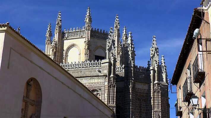 종교 여행 사람없음 건물 스페인 수도원 MP4 해외동영상 클립영상 건축물 유럽 동영상 파일형식