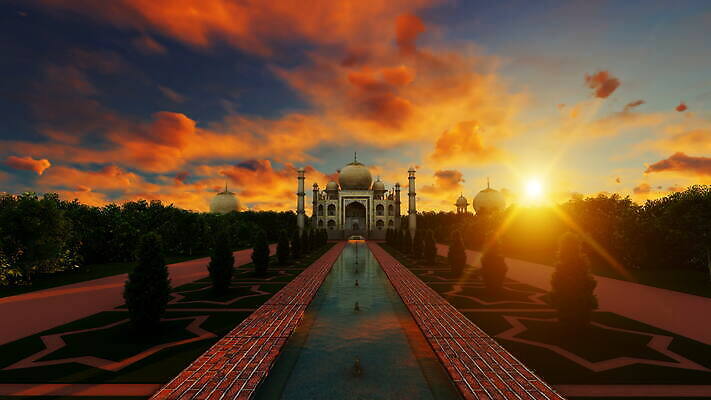 전통 아시아 종교 문화 여행 건축양식 휴가 사람없음 야외 관광지 강 반사 탑 황혼 궁전 무덤 영혼 역사 도착 모스크 천연기념물 명승지 사당 아그라 옛날 4K MOV 해외동영상 클립영상 건축물 건축 나라 고건축 풍경 일몰 이슬람교 동영상 파일형식