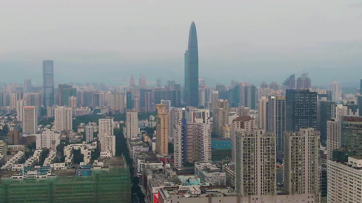 아시아 건축양식 안테나 파노라마 사람없음 건물 도시풍경 고층빌딩 중국 도시 도심 저녁 스카이라인 항공촬영 랜드마크 조감도 4K 설정숏 MOV 해외동영상 클립영상 건축물 건축 나라 뷰포인트 통신 촬영기법 풍경 빌딩 야간 동영상 파일형식