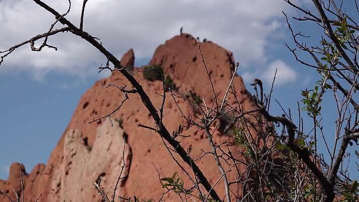 공원 여행 백그라운드 오렌지 자연 하늘 산 사람없음 빨간색 정원 미국 봄 내추럴 랜드마크 전국 지질 콜로라도 4K MP4 해외동영상 클립영상 계절 공공시설 컬러 북아메리카 과일 생태계 동영상 파일형식