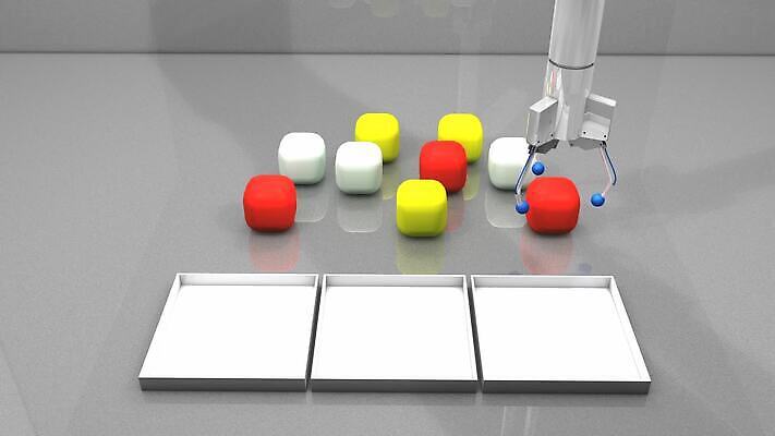 손 교육 과학 백그라운드 컨셉 손가락 기술 실험 사람없음 컴퓨터 3D 기계 잡기 로봇 큐브 오브젝트 팔 애니메이션 공학 인공 자동 지능 MOV 해외동영상 AI_인공지능 클립영상 모션 신체부위 전자제품 디지털합성 동영상 파일형식