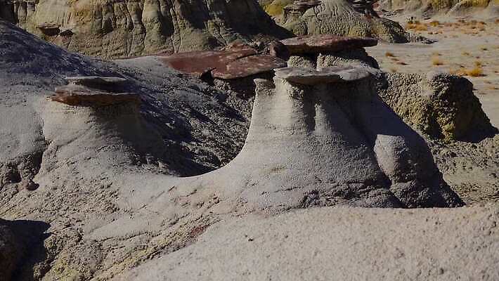공원 자연 산 멕시코 건조 국립공원 사람없음 야외 가로 스터디 계곡 미국 사막 탐험 외계인 황무지 사암 뉴멕시코 전국 지질학 특별함 불모지 4K 건조기후 MP4 해외동영상 클립영상 공공시설 교육 컨셉 북아메리카 학습 미확인물체 돌_바위 생태계 동영상 파일형식