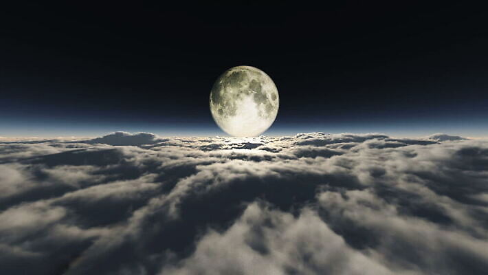 구름 여행 백그라운드 자연 하늘 추상 풍경 사람없음 빛 세계 어둠 행성 달 분위기 저녁 달빛 가득함 활기 애니메이션 항공촬영 수평선 반복 MOV 해외동영상 클립영상 자연요소 뷰포인트 컨셉 무늬 우주 야간 생태계 동영상 파일형식