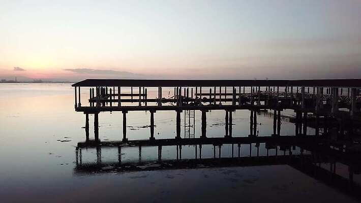 구름 실루엣 컬러 섬 오렌지 자연 아침 풍경 사람없음 물 파란색 햇빛 태양 반사 평화 일출 항구 침묵 활발 도시 최고 보트 클래식 방파제 포트 스카이라인 말레이시아 강렬 4K 페낭 MOV 해외동영상 클립영상 주간 자연요소 공공시설 아시아 컨셉 배_교통 과일 교통시설 촬영기법 노을 소리 생태계 동영상 파일형식