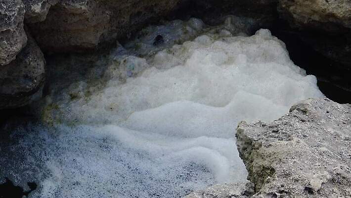 바다 자연 사람없음 환경 바닷속 수중 오염 지저분함 쓰레기 폐기물 파편 위험 버리기 생태계 생물학 불가리아 생태학 소금물 취급주의 폐수 4K 수중영상 MP4 해외동영상 클립영상 교육 컨셉 모션 경고 감각 환경오염 동영상 파일형식 남유럽