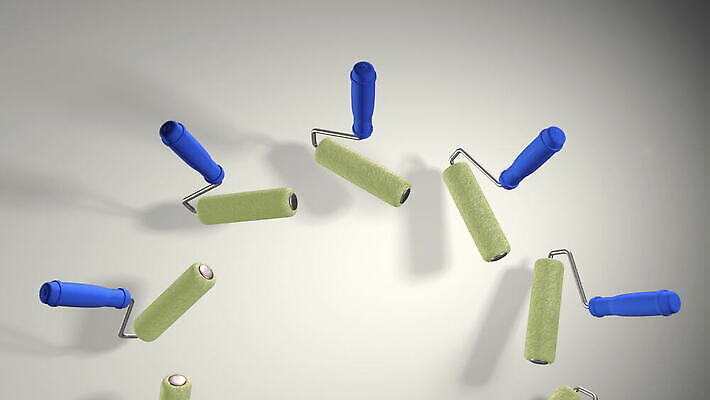 직업 손 벽 컬러 백그라운드 컨셉 가사 노동자 아파트 주택 실내 손잡이 미술 서기 사람 사람없음 내부 장식 가로 인테리어 3D 우주 페인트 방 장비 흰색 공구 잡기 붓 업무 수리 서비스 질감 롤 롤러 페인트붓 화가 DIY 고립 업그레이드 엘리먼트 타격 4K MOV 해외동영상 클립영상 디자인 모션 문화예술 취미 건물 신체부위 도구 작업 디지털합성 동영상 파일형식