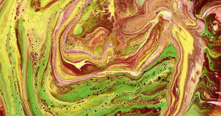 분홍색 컬러 백그라운드 패턴 추상 미술 사람없음 빨간색 초록색 컬러풀 페인트 펼침 액체 입자 기름 질감 대리석 공상 아크릴 4K MOV 해외동영상 클립영상 음식 무늬 재료 모션 재질 문화예술 동영상 파일형식