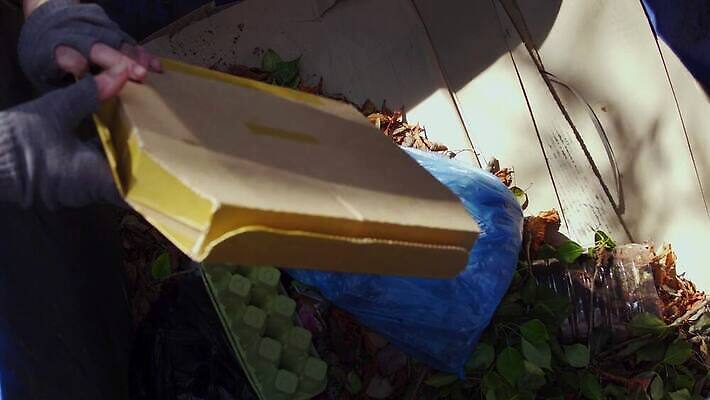 응시 남자 음식 가방 거리 피자 한명 야외 쓰레기통 좌절 쓰레기 가난 수집 만취 먹기 버리기 배고픔 문제 거지 구걸 노숙자 옛날 우울증 혼자 접근 비어있는 4K MP4 해외동영상 클립영상 1 시선 잡화 감정 컨셉 모션 패스트푸드 서양음식 사람 질병 동영상 술취함 파일형식