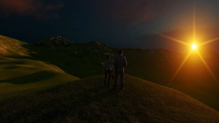 라이프스타일 행복 실루엣 스포츠 여행 응원 자연 하늘 성공 휴가 산 사람 풍경 손짓 사람없음 야외 두명 가로 운동 일출 힘 황혼 일몰 하이킹 자유 결심 탈출 익스트림스포츠 언덕 산등성이 노력 산봉우리 고집 절정 산맥 MOV 해외동영상 클립영상 감정 컨셉 모션 레저 촬영기법 건강 생활 노을 생태계 봉우리 동영상 파일형식