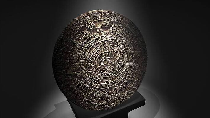 컨셉 모션 사람없음 그래픽 태양 3D 달력 달 기둥 시간 날짜 역사 암호 미술관 신비 연구원 연도 애니메이션 마야 아즈텍 옛날 원고 HD MOV 해외동영상 클립영상 자연요소 직업 건축 디지털합성 마야문명 동영상 파일형식