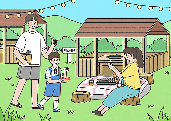 전신 PSD 여자 남자 아들 여유 어린이 일러스트 가족 엄마 휴식 웃음 들기 앉기 소년 초원 성인 세명 소풍 걷기 팻말 농촌 시골 아빠 오두막 즐거움 따봉 나무밑둥 전원생활 알전구 국내일러스트 나무 감정 컨셉 전구 관계 모션 프레임 표정 사람 생활 야외활동 최고 파일형식