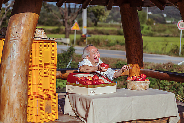 포토 JPG 주간 응시 노년 남자 탁자 한명 미소 웃음 들기 상반신 야외 옆모습 농작물 판매 바구니 한국인 농촌 시골 사과 농부 정자 방송 70대 보여주기 전원생활 사과상자 노인남자한명만 1인미디어 스트리밍 숍스트리밍 라이브커머스 국내포토 여주시 자연요소 직업 1 건축물 시선 뷰포인트 가구 농업 과일 모션 표정 사람 동양인 성인 생활 쇼핑 상자 모바일쇼핑 경기도 남자한명만 노인남자만 파일형식