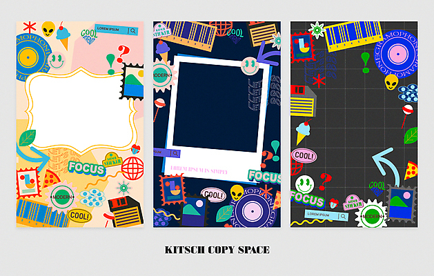 화살표 스티커 일러스트 프레임 사람없음 외계인 물음표 느낌표 플로피디스크 복고 바코드 폴라로이드사진 콘아이스크림 우표 모눈 피자조각 안구 카피스페이스 뉴트로 키치 국내일러스트 AI파일 기호 조각 컨셉 아이스크림 피자 신체부위 공백 미확인물체 폴라로이드 파일형식 벡터