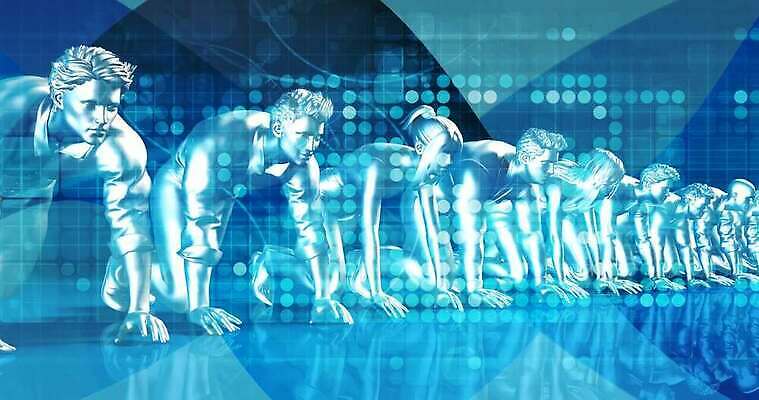 직업 응시 남자 선 스포츠 컨셉 비즈니스 사업가 성공 노동자 아이디어 사람 사람없음 야외 달리기 경쟁 비즈니스맨 자신감 결심 대표 라이벌 시작 준비 위치 대회 추적 경영 선로 전력질주 주목 줄서기 4K MP4 해외동영상 클립영상 레이스천 시선 감정 모션 직물 직장인 동영상 파일형식