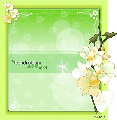 EPS 식물 꽃 백그라운드 꽃백그라운드 일러스트 자연 사람없음 흰색 꽃말 덴드로비움 국내일러스트 컬러 생태계 파일형식 벡터