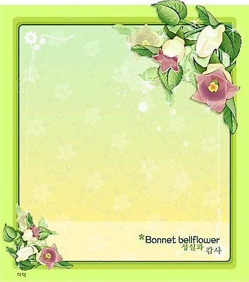 EPS 식물 꽃 컬러 백그라운드 꽃백그라운드 일러스트 여름꽃 자연 사람없음 보라색 꽃말 더덕 국내일러스트 생태계 파일형식 벡터 여름_계절