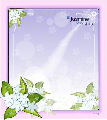 EPS 식물 꽃 백그라운드 꽃백그라운드 일러스트 자연 사람없음 흰색 꽃말 재스민 국내일러스트 컬러 생태계 파일형식 벡터