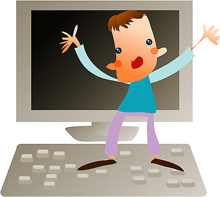 EPS 전신 클립아트 남자 초등학생 어린이 일러스트 팔벌리기 한명 서기 사람 소년 컴퓨터 모니터 금지 키보드 사용금지 남자만 남자한명만 어린이만 소년만 소년한명만 국내일러스트 1 학생 모션 전자제품 파일형식 벡터