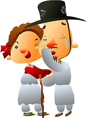 EPS 전신 클립아트 한국문화 한국전통 여자 남자 일러스트 지팡이 동화 전래동화 서기 사람 성인 두명 슬픔 봉사 아빠 울음 전통의상 한복 빨간코 눈물 심청전 위로 뺑덕어멈 심봉사 장님 성인만 국내일러스트 갓모자 모자_잡화 동양문화 전통 감정 가족 모션 전통소품 한국 표정 도움 파일형식 벡터