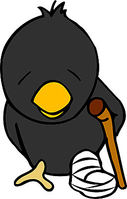 EPS 클립아트 동물 척추동물 캐릭터 한마리 한국문화 한국전통 일러스트 조류 동화 전통캐릭터 전래동화 이야기 사람없음 치료 고통 다리 상처 흥부와놀부 목발 제비 흥부놀부 일러캐릭터 1 동양문화 전통 감정 의학 의료기기 한국 신체부위 파일형식 벡터