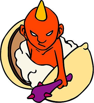 EPS 클립아트 식물 한국문화 한국전통 일러스트 상상 동화 뿔 전래동화 이야기 들기 사람 사람없음 방망이 균열 연기 도깨비 박 흥부와놀부 도깨비방망이 흥부놀부 등장 몬스터 나오기 가상인물 국내일러스트 동양문화 전통 모션 한국 파일형식 벡터