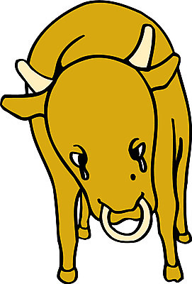 EPS 클립아트 동물 척추동물 캐릭터 한마리 한국문화 한국전통 육지동물 일러스트 포유류 동화 전통캐릭터 전래동화 이야기 사람없음 슬픔 소 울음 눈물 황소 소가된게으름뱅이 코뚜레 일러캐릭터 1 동양문화 전통 감정 한국 표정 고리 파일형식 벡터