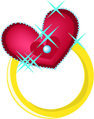 EPS 잡화 옷 컬러 일러스트 장신구 사람없음 빨간색 빛 반짝임 한개 노란색 하트 반지 보석반지 국내일러스트 모양 1 모션 보석 파일형식 벡터