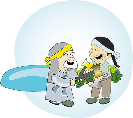 EPS 전신 클립아트 한국문화 한국전통 할아버지 노년 남자 일러스트 상상 동화 전래동화 이야기 서기 사람 두명 연못 전통의상 한복 나무꾼 주기 댕기머리 도끼 정직 금도끼은도끼 도사 금도끼 산신령 쇠도끼 은도끼 남자만 성인남자만 노인만 성인만 노인남자만 국내일러스트 동양문화 전통 헤어스타일 모션 한국 성인 파일형식 벡터