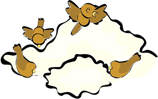 EPS 클립아트 동물 척추동물 일러스트 조류 동화 곡류 전래동화 이야기 사람없음 쌀 도움 먹기 참새 콩쥐팥쥐 국내일러스트 컨셉 모션 파일형식 벡터