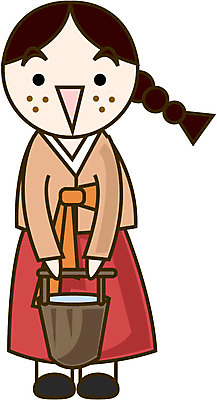 EPS 전신 클립아트 한국문화 한국전통 전통 여자 초등학생 어린이 가사 일러스트 동화 전래동화 이야기 한명 서기 들기 사람 소녀 전통의상 한복 댕기머리 콩쥐팥쥐 주근깨 콩쥐 물동이 물뜨기 전래 여자만 여자한명만 어린이만 소녀만 소녀한명만 국내일러스트 1 학생 동양문화 헤어스타일 모션 한국 점 파일형식 벡터