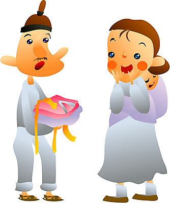 EPS 전신 클립아트 한국문화 한국전통 여자 남자 프로포즈 일러스트 가족 상상 동화 전래동화 서기 사람 성인 두명 아기 전통의상 한복 나무꾼 업기 상투 선녀 선녀와나무꾼 선녀옷 국내일러스트 동양문화 전통 옷 관계 모션 한국 파일형식 벡터