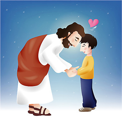 EPS 남자 기독교 종교 어린이 일러스트 사랑 사람 소년 두명 교회 믿음 성경 하트 예수 남자만 소년만 국내일러스트 모양 감정 종교용품 종교건축 건물 신_종교 어린이만 파일형식 벡터