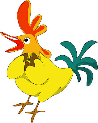 EPS 클립아트 동물 척추동물 캐릭터 한마리 일러스트 새해 사람없음 십이지신 운세 닭띠 닭 울음 새캐릭터 닭캐릭터 목소리 수탉 일러캐릭터 1 동물캐릭터 조류 표정 수컷 파일형식 벡터