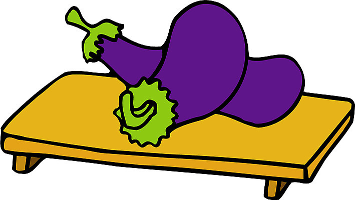 EPS 식물 음식 컬러 채소 일러스트 식재료 가지 도마 사람없음 농작물 보라색 나무도마 국내일러스트 농업 주방용품 목재 파일형식 벡터