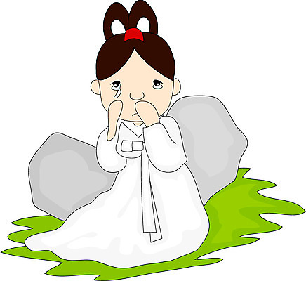 EPS 전신 클립아트 한국문화 한국전통 여자 일러스트 동화 전래동화 이야기 한명 사람 20대 성인 슬픔 돌_바위 바위 울음 전통의상 한복 나무꾼 눈물 선녀 선녀와나무꾼 소복 여자만 여자한명만 성인여자만 청년만 청년여자만 성인한명만 청년여자한명만 성인여자한명만 성인만 국내일러스트 1 동양문화 전통 감정 한국 표정 청년 파일형식 벡터