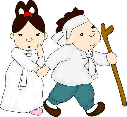 EPS 전신 클립아트 한국문화 한국전통 여자 남자 일러스트 지팡이 동화 전래동화 이야기 들기 사람 두명 걷기 손잡기 전통의상 한복 나무꾼 선녀 선녀와나무꾼 국내일러스트 동양문화 전통 모션 한국 파일형식 벡터