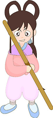 EPS 전신 클립아트 여자 일러스트 동화 전래동화 이야기 한명 서기 들기 사람 20대 성인 칼 전통의상 한복 봉 선녀 선녀와나무꾼 여자만 여자한명만 성인여자만 청년만 청년여자만 성인한명만 청년여자한명만 성인여자한명만 성인만 국내일러스트 1 한국전통 전통 모션 청년 파일형식 벡터