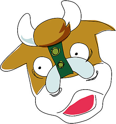 EPS 클립아트 동물 척추동물 캐릭터 한마리 육지동물 얼굴 일러스트 포유류 상상 뿔 사람없음 머리 가축 놀람 소 황소 코뚜레 일러캐릭터 1 감정 표정 신체부위 고리 파일형식 벡터