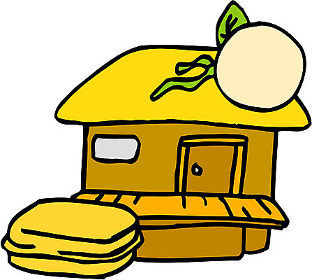 EPS 클립아트 식물 한국문화 한국전통 시설물 열매 건축 고건축 한국건축 일러스트 동화 주택 한국 초가집 전래동화 이야기 사람없음 동양건축 시골 시골집 과거 박 쌀가마 옛날 의좋은형제 국내일러스트 동양문화 전통 건축물 아시아 컨셉 한옥 건물 파일형식 벡터 동양