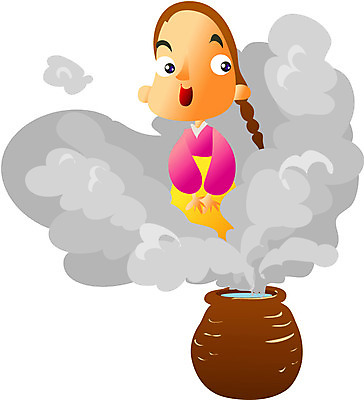 EPS 클립아트 한국문화 한국전통 여자 일러스트 상상 청소년 동화 전래동화 한명 사람 10대 항아리 연기 전통의상 한복 댕기머리 우렁각시 여자만 여자한명만 십대만 십대여자만 십대여자한명만 국내일러스트 1 동양문화 전통 헤어스타일 한국 도자기 파일형식 벡터