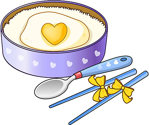 EPS 리본 한식 음식 일러스트 젓가락 밥 사람없음 장식 숟가락 하트 계란프라이 도시락 도시락통 찬합 국내일러스트 모양 수저 용기_그릇 계란요리 파일형식 벡터