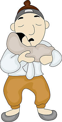 EPS 전신 클립아트 한국문화 한국전통 남자 일러스트 안기 상상 동화 전래동화 이야기 서기 사람 두명 아기 봉사 아빠 전통의상 한복 상투 심청전 심봉사 심청이 장님 포대기 남자만 국내일러스트 동양문화 전통 가족 모션 한국 아기용품 도움 파일형식 벡터