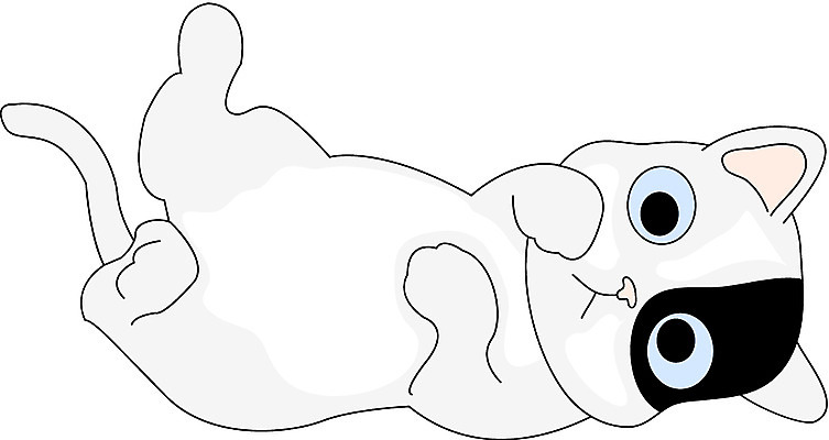 EPS 클립아트 동물 척추동물 캐릭터 한마리 육지동물 일러스트 포유류 사람없음 반려동물 눕기 고양이 애교 재롱 일러캐릭터 1 모션 파일형식 벡터