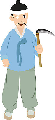 EPS 전신 클립아트 한국문화 한국전통 남자 일러스트 상상 동화 전래동화 이야기 한명 서기 들기 사람 20대 성인 농부 전통의상 농기구 흥부와놀부 흥부 낫 남자만 남자한명만 성인남자만 청년만 청년남자만 청년남자한명만 성인한명만 성인남자한명만 성인만 국내일러스트 직업 1 동양문화 전통 농업 모션 한국 청년 파일형식 벡터