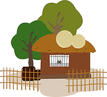 EPS 클립아트 나무 식물 한국문화 한국전통 시설물 건축 고건축 한국건축 일러스트 지붕 동화 출입구 주택 한국 초가집 전래동화 이야기 사람없음 울타리 문 정원 동양건축 항아리 시골집 박 흥부와놀부 전통집 흥부네 국내일러스트 동양문화 전통 건축물 아시아 한옥 건물 담장 도자기 흥부 파일형식 벡터 동양