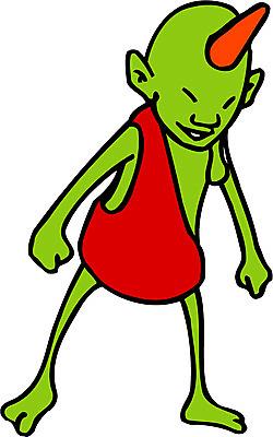 EPS 전신 클립아트 한국문화 한국전통 일러스트 상상 동화 뿔 전래동화 서기 사람 사람없음 도깨비 혹부리영감 가상인물 국내일러스트 동양문화 전통 모션 한국 파일형식 벡터