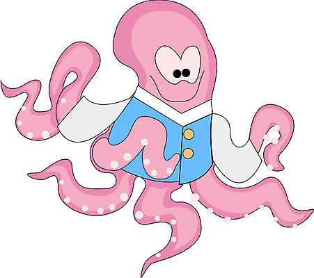 EPS 클립아트 동물 캐릭터 한마리 일러스트 상상 생물 연체동물 사람없음 바다동물 전통의상 한복 문어 마고자 일러캐릭터 1 한국전통 전통 바다 무척추동물 수중동물 파일형식 벡터