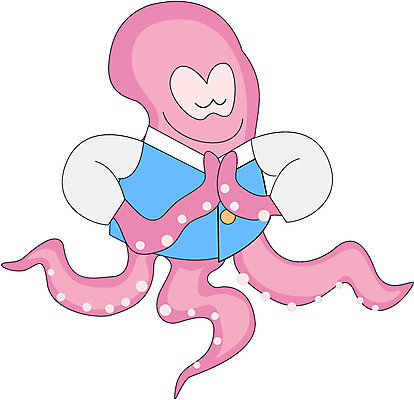 EPS 클립아트 동물 캐릭터 한마리 일러스트 상상 생물 연체동물 사람없음 바다동물 기도 전통의상 한복 문어 합장 마고자 일러캐릭터 1 한국전통 전통 바다 무척추동물 손짓 수중동물 파일형식 벡터